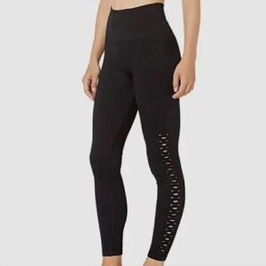 Spiritual Gangster Self Love Black High-Waisted Leggings Size Medium Large